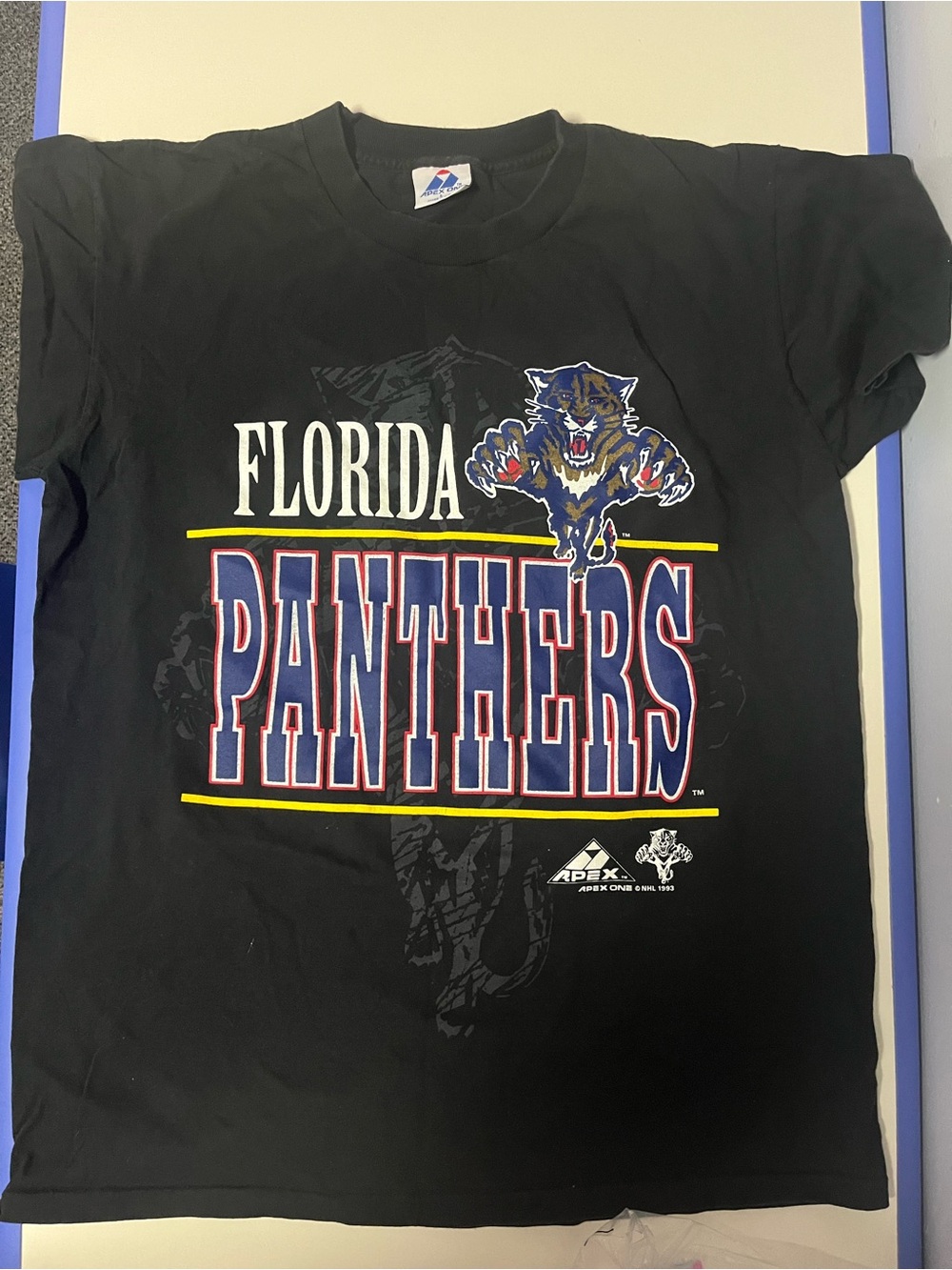 Vintage Florida Panthers Black Graphic Tee